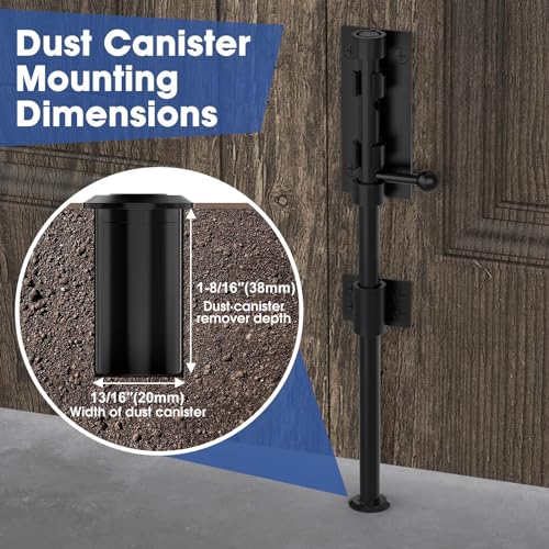 12 Inch Barrel Bolt Latch, Sliding Bolt Gate Lock, Black - color: Black-1Pc, size: 12 Inch