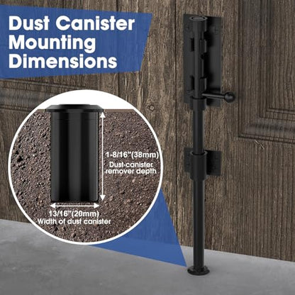 12 Inch Barrel Bolt Latch, Sliding Bolt Gate Lock, Black-2PCS - color: Black-2Pcs, size: 12 Inch