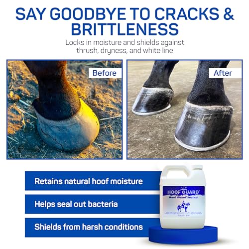 Hoof Guard Sealant Refill, Horse Hoof Protector & Hardener w/Aramid, 32 oz
