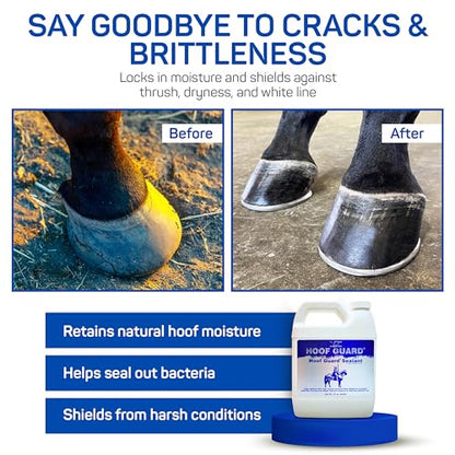 Hoof Guard Sealant Refill, Horse Hoof Protector & Hardener w/Aramid, 32 oz