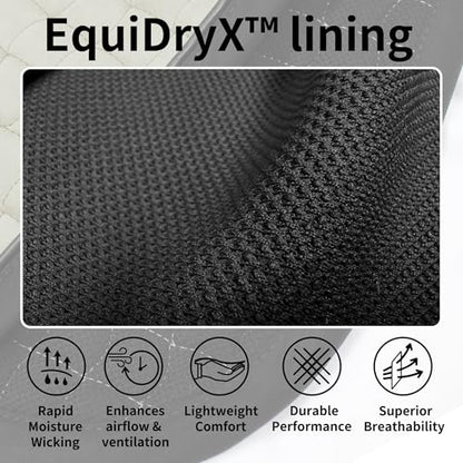 EQUINEWAVE Aria Soft Suede Dressage Saddle Pad – Breathable Moisture-Wicking Lining, Shock-Absorbing Cushion, Contoured Spine, English Horse Saddle Pad - color: Champagne