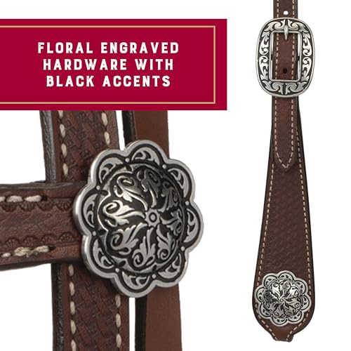 Weaver Leather Basin Cowboy Collection - style: Browband Headstall