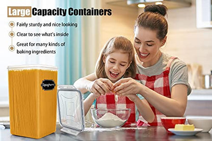 Wildone Flour Sugar Storage Containers 6.5L, 4 PCS, Gray - color: Gray, size: ['6.5L']