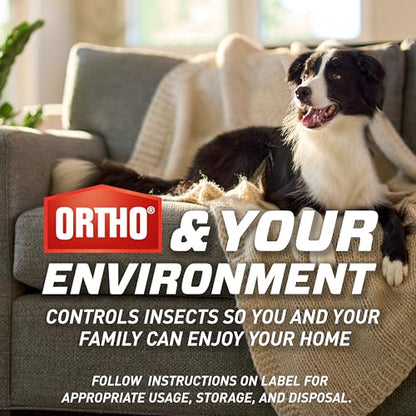 Ortho Home Defense Max Indoor Insect Barrier, 9 fl. oz. with Refill | Kills Ants, Roaches, Spiders, Fleas and Ticks, 360 Sprayer - color: Flairosol + Refill