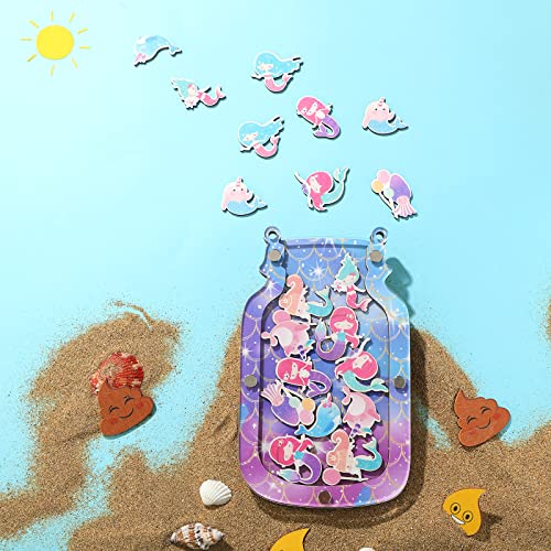 Qunclay Potty Training Jar with Stars for Toddlers,Mermaid Style - style: Mermaid Style