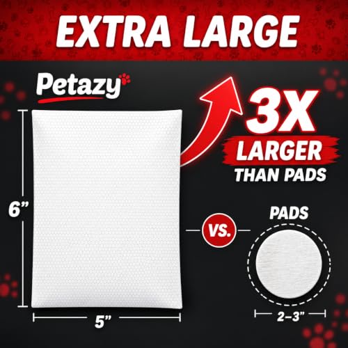 Petazy 2% Chlorhexidine Wipes for Dogs 3X Larger | Yeast Infection Ringworm Fungus Hot Spot Itch Relief | Medicated Antibacterial Antifungal Gentle Soothing Topical Wipes for Dog Cat | 50 Wipes 5x6 - size: 50 Count
