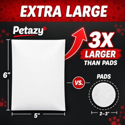 Petazy 2% Chlorhexidine Wipes for Dogs 3X Larger | Yeast Infection Ringworm Fungus Hot Spot Itch Relief | Medicated Antibacterial Antifungal Gentle Soothing Topical Wipes for Dog Cat | 50 Wipes 5x6 - size: 50 Count