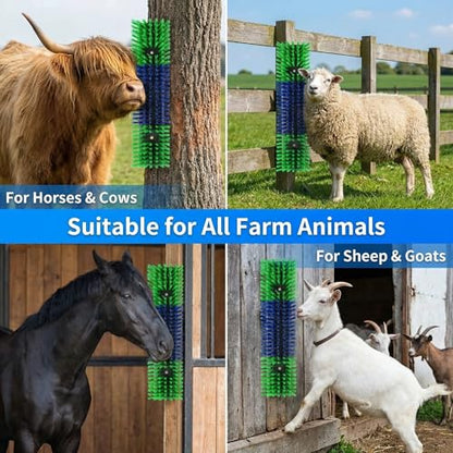 Livestock Scratching Brush, Itch Relief Goat Scratching Post Brush