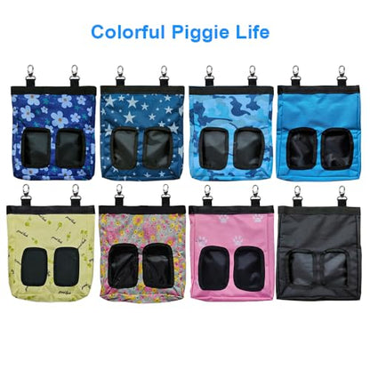 RIOUSSI Guinea Pig Hay Feeder, Hanging Rabbit Hay Feeder Bag. PinkBones - color: Pinkbones