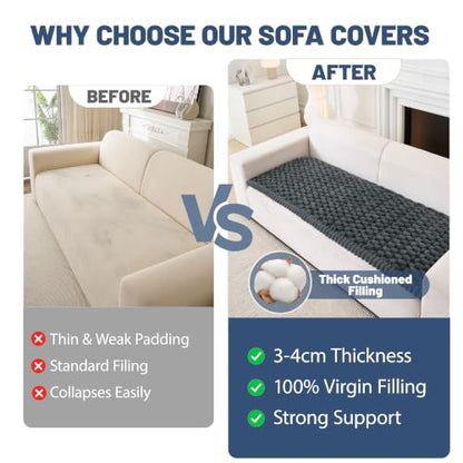 Waterproof Couch Cover for Dogs Washable (Dark Grey, 27.6" x 59") - color: Waterproof Dark Grey, size: 27.6"x 59.06"