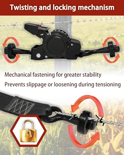 Heavy Duty Retractable Fence Stretcher, 2"*10' Strap