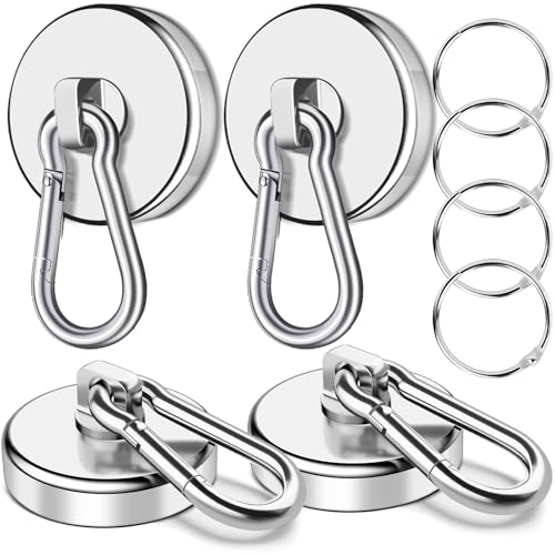 Magnetic Hooks Heavy Duty 150Lbs, 4 Pack Super Strong Magnetic Hooks - style: 150lb-4P
