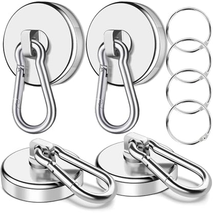 Magnetic Hooks Heavy Duty 150Lbs, 4 Pack Super Strong Magnetic Hooks - style: 150lb-4P