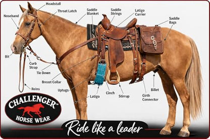 Horse Western 27 Strand Double Weave Tan Mohair Roper Cinch 97RT07 - color: Turquoise, size: 30" L x 7" W