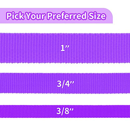 HIKISS Long Dog Leash Obedience Recall Training Agility Lead with Thickening Material for Large Dog - 15ft 20ft 30ft 50ft 100ft Training Leash(Purple 15ft) - color: T8:Large Dog Thicken purple, size: 15 Feet