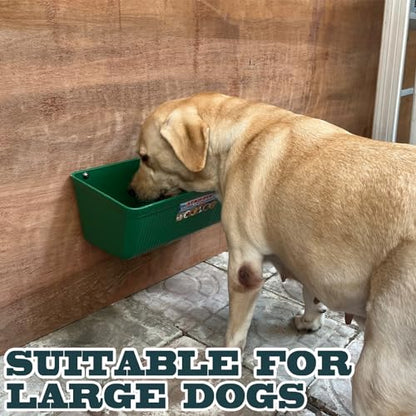 Large Feed Trough and Goat Feeder - 2 Pack Hanging Feeder with Clips, Waterer Bucket, Fence Feed Trough, Goat Supplies, 10 Quart - color: Cyan