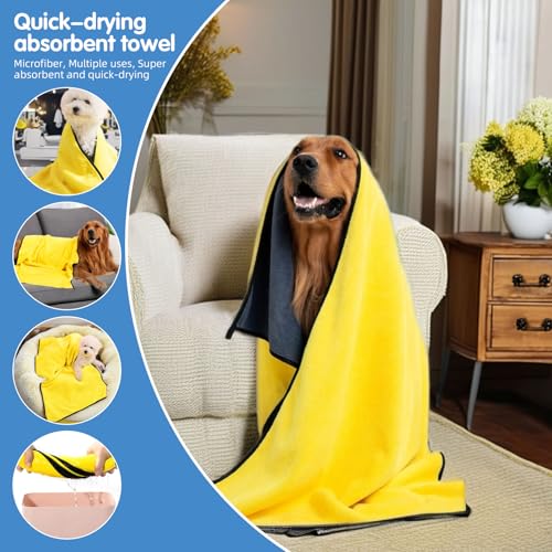 Aglads 8PCS Cat Rabbit Bunny Dog Grooming Kit,Self-Cleaning Brush,Nail Clipper,Grooming Glove,Massage Brush,Flea Comb,Towel&Travel Bag,Complete Grooming Tools for Long&Short Haired Pets(8, blue) - color: BLue