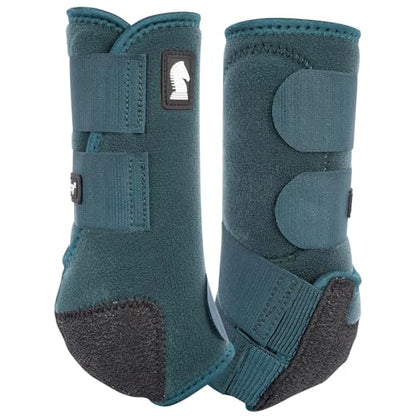 Classic Equine Legacy2 Support Boots, Front, Dragonfly Green, Small - color: Dragonfly Green, size: Small