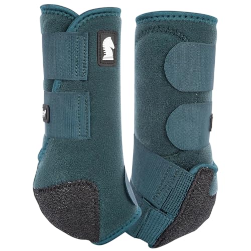 Classic Equine Legacy2 Support Boots, Front, Dragonfly Green, Small - color: Dragonfly Green, size: Small