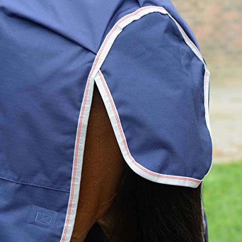 WeatherBeeta ComFiTec Essential Standard Neck Lite, Navy/Silver/Red, 69" - color: Navy/Silver/Red, size: 69"