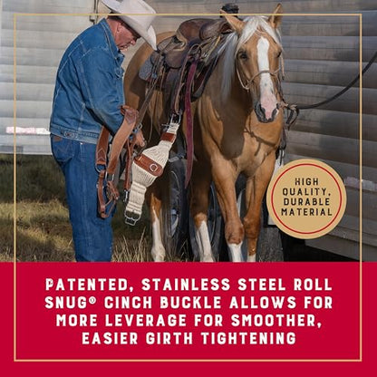 Weaver Equine 36" Roper Mohair Cinch, Mohair Blend, 27-Strand - size: 36"
