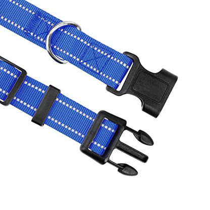 10 Pack Reflective Goat Collars with Bells, Adjustable for Sheep