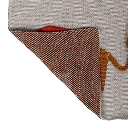 Creative Co-Op Cotton Knit Baby Blanket with Lions, 40" L x 32" W - color: Tigers, size: 40" L x 32" W