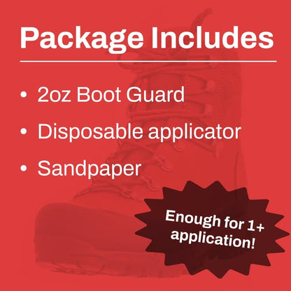 Kg's Boot Guard Brush On Toe Protection – Brush On Liquid for Tough, Long-Lasting Safety Protection on Boots - color: Black, style: 2 Ounces