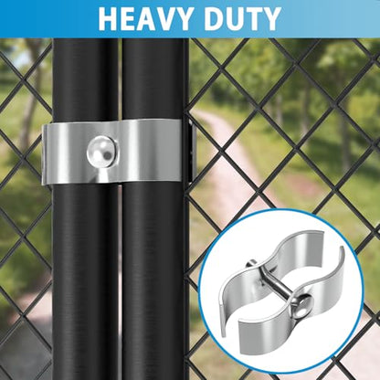 8 Set Chain Link Fence Panel Clamps Dog Kennel Clamps - size: 1-5/8'' 8 Set