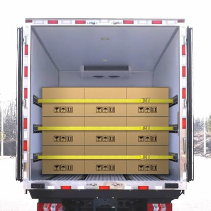 E Track Tie-Down Rail Kit, Trailer Tie Downs, 31 Pcs Set Etrack kit | 4 Rails , 4 Rope Tie Offs, 4 O Ring Anchors, 2 10ft straps, Securing Accessories for Garages, Vans, Trailers, Cargo (Yellow) - color: Yellow