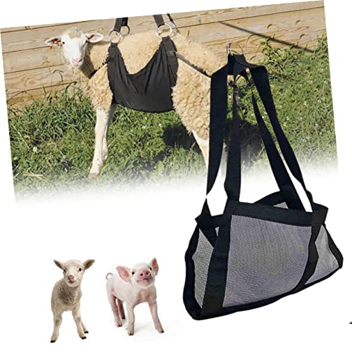 GANAZONO Adjustable Weighing Sling for Small Livestock Newborn Lamb Calf Puppy Weight Scale Carrier Durable Hanging Weight Scale Sling for Easy Weighing of Animals