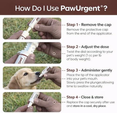 PawUrgent Activated Charcoal Gel for Dogs Poisoning,(2 Pack) 30cc Dog First Aid Activated Charcoal, Animal Use Only, Premium Pet Support for Pet Owners (2 Pack) - size: 2 pack