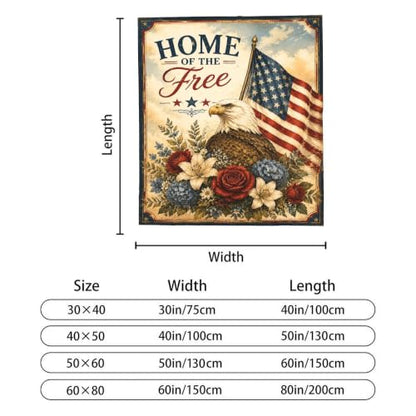 American Eagle Throw Blanket Gift 60"x80" - color: American Eagle 2, size: 60''x80''