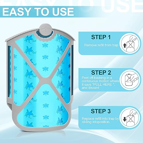 Insect Trap Refill Kit & 6 Cartridges,Replacement Full Fit (6Pcs)