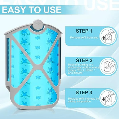 Insect Trap Refill Kit & 6 Cartridges,Replacement Full Fit (6Pcs)
