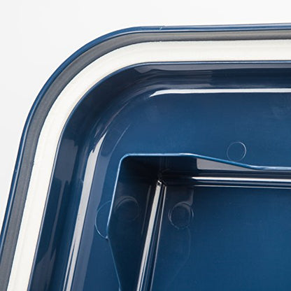 IRIS USA Dog Food Storage Container, Up to 38 lbs, Navy, Made in USA - color: Navy, size: 38 lbs
