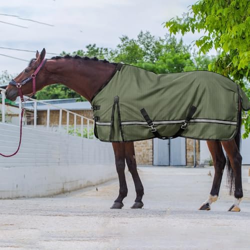 Horse Turnout Blanket, Waterproof Rain Sheet, 600D Oxford - size: 78IN