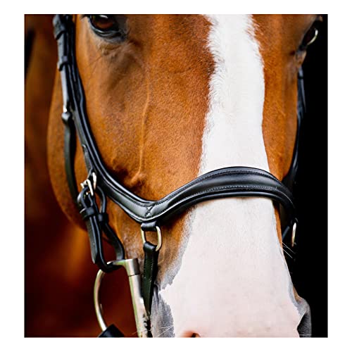 Horseware Ireland Micklem DeluxeComp w/reins, Color: Black, Size: Large Cob (SBMUM2-K000-LC)