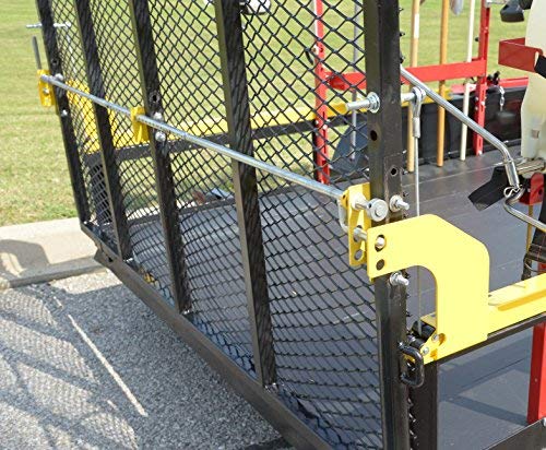 Jungle Jim’s Rapid Latch Trailer Gate Locking System – Easy One-Side Open and Close, Secure with One Padlock, Compatible with Gorilla Lift and EZ Gate, Max Width 6'9"