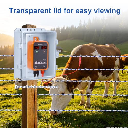 Electric Fence Enclosure Kit, Waterproof Box & 656FT Polywire Wire