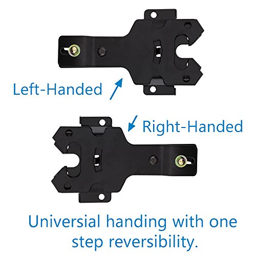 National Hardware N109-306 V8420 Deluxe Strap Hinge Gate Kit in Black (Pack of 5) - size: (Pack of 5)