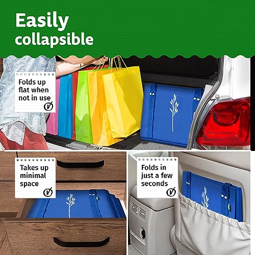 Green Bulldog Reusable Grocery Bags, Tote Bag For Shopping, Beige, 3 Pack - color: Beige | 3pck