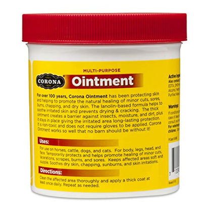 Corona Horse Ointment 14oz Multi-Purpose Relief with Lanolin for Horses