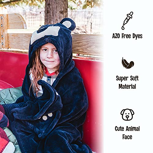 Lazy One Wearable Hooded Blanket for Kids, Animal Hooded Blanket (Owl) - color: Owl Blanket Hooded Blanket