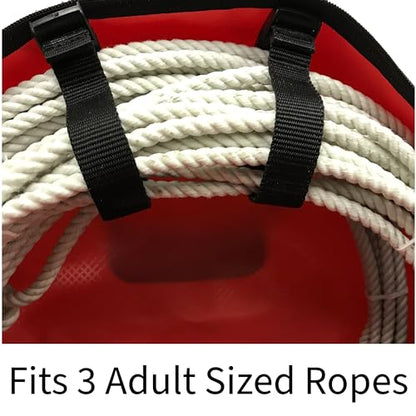Horse and Calf Roping 3 Ropes Carry Bag Custom Designed with Reflective and Overlay Trims by Tahoe Tack - color: Black
