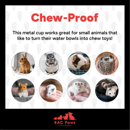 RAC Paws by RentACoop DIY Auto-Fill Metal Cups Waterer Kit - 6 Pack - style: 6 Pack