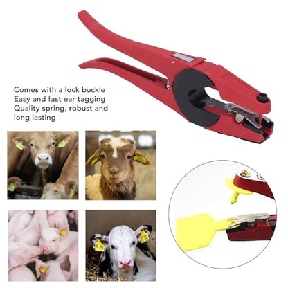 Livestock Ear Tag Applicator Durable Animal Tag Pliers for Farm Animals