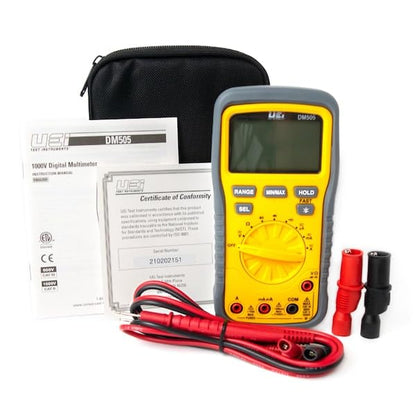 Uei Test Instruments Digital Multimeter,1000V DM505-1 Each