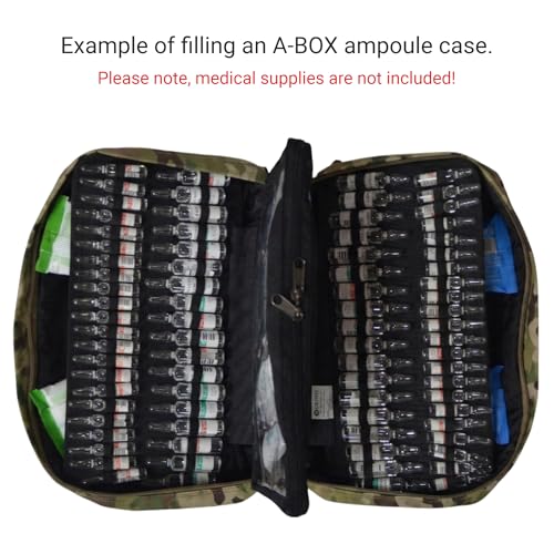 156-Slot Tactical Ampoule Case 1-10ml MOLLE Medical Organizer Multicam Camo