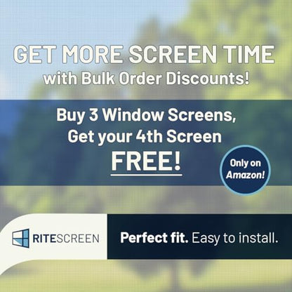 Custom Replacement Window Screen Compatible with Andersen® Windows – Fits 400 Series Narroline®, 200 Series Tilt-Wash & 400 Series Casement Models